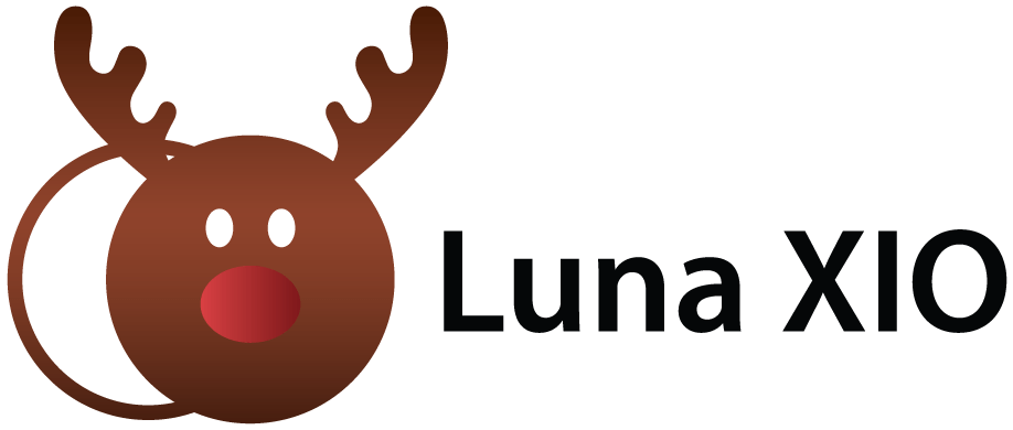 Luna XIO holiday logo