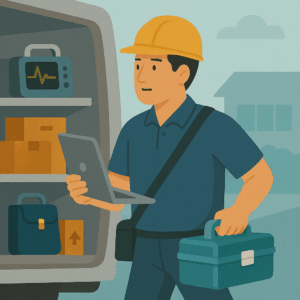 Field service teams require distributed inventory tracking