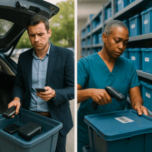 disrupts workflows, and often gets skipped RFID scanning disrupts workflows, and often gets skipped
