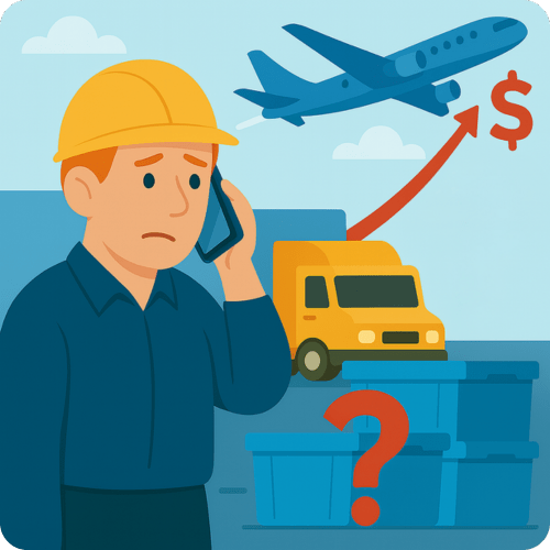lost returnable containers lead to expedited freight costs